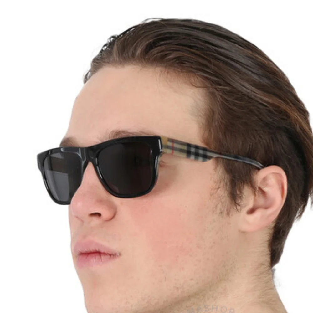 New - 💯 Original Burberry Grey Square Men's Sunglasses BE4293 380687 56.